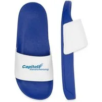 Spreadshirt Stromberg Logo Capitol Versicherung Badelatschen Herren Badeschuh