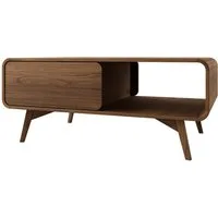 MIRJAN24 Couchtisch Helion L108 (mit zwei Schubleden), Holzfüße, 108x65x45 cm