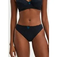 bonprix Slip klassischer Stil, mit zarter Spitze, aus Polyamid und Elasthan