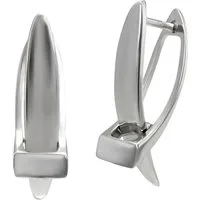 SilberDream Paar Creolen SilberDream Creole X-Form 925 Sterling (Creolen), Damen Creolen X-Form aus 925 Sterling Silber, Farbe: silberfarben