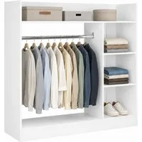 VCM Kleiderschrank Kleiderregal Palosa H. 115 x B. 118 x T. 35 cm