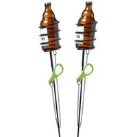 YOUCAMP Bierflaschenhalter Getränkehalter Spiralhalter für Gläser Kerzen Bierflaschenhalter 100cm, (2-St)