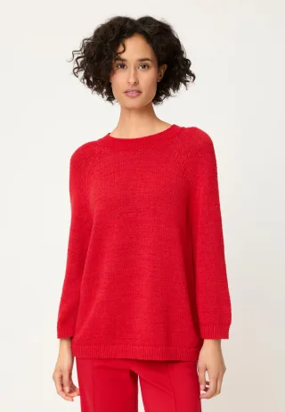 Olsen - Pullover Long Sleeves french red - Gr. - 44