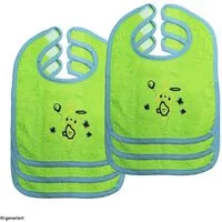 HTI-Living Lätzchen Baby Lätzchen 6-teiliges Set Rabbit Grün, (6-St., 6 Lätze), Sabberlatz