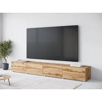 OTTO home Lowboard Denver Erlebe die Weltmeisterschaft im XXL-Format, Elegantes TV-Möbel 300 cm, speziell für bis zu 98-Zoll Fernseher