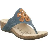 Josef Seibel Natalya 09,blau Zehentrenner