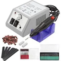 Clanmacy Maniküre-Pediküre-Set Elektrische Nagelfräser Nagelfeile Fußpflegegerät Maniküre 20000U/min, Nagelmaschine, Für Acrylarbeiten geeignet