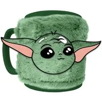 Pyramid International Tasse Star Wars The Mandalorian Fuzzy Tasse Grogu, 1-tlg., Flauschiges Plüschtuch, mit Klettverschluss befestigt