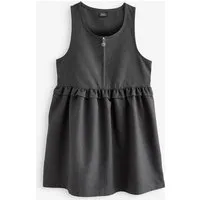Next Latzkleid Latzkleid mit Reißverschluss vorne und Rüschen (1-tlg)