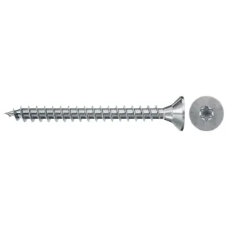 Fischer Spanplattenschrauben  4,5x16 ClassicFast FCF II CTF BC, Senkkopf, Innenstern TX, VG - 573103