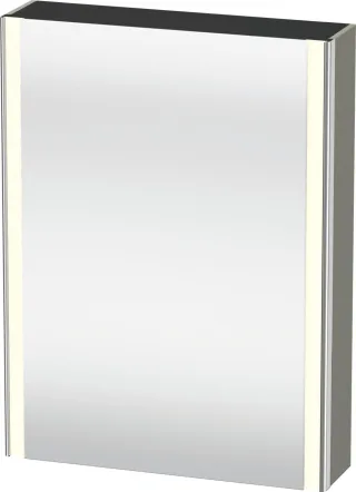 Duravit XSquare Spiegelschrank Stein Grau 600x155x800 mm - XS7111L92921000 XS7111L92921000
