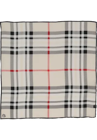 fraas - Nickituch Nickituch mit FRAAS Plaid Karo aus reiner Seide butter cream - Gr. - OS