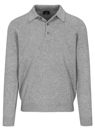 COMMANDER Finest Clothing - Polo-Pullover, uni tech grey mel. - Gr. - XXL