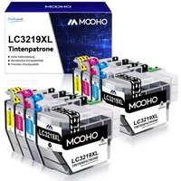 MOOHO Multipack für LC3219 XL LC3217XL Tintenpatrone (MFC-J5330DW J5335DW J5730DW, 8-tlg., MFC-J5330 6530 5730 6935 5930DW Drucker)
