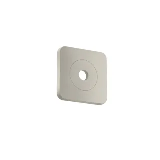 hansgrohe AXOR Citterio C Wandrosette 28801800 120/120 softsquare, Edelstahl Optik