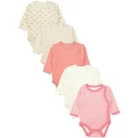 TupTam Langarmwickelbody TupTam Unisex Baby Wickelbody Langarm 5er Set