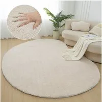 LeGer Home by Lena Gercke Hochflor-Teppich Halrum, einfarbig, besondere Form, modern, U-förmig, Höhe: 25 mm, organische Form, bean shape, kuschelig, Wohnzimmer, Schlafzimmer