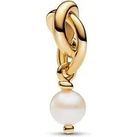 Pandora Charm-Einhänger Juni Charm-Anhänger, vergoldet, Süßwasserzuchtperle von PANDORA
