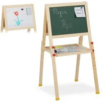 relaxdays Standtafel Kinder mit Whiteboard