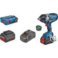 PRO Akku-Schlagschrauber BITURBO GDS 18V-1050 HC Professional, 18Volt blau/schwarz, 2x Akku ProCORE18V 8,0Ah, Bluetooth Modul, 3/4", in L-BOXX