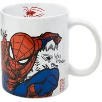 Storline Tasse Spiderman 325ml Keramikbecher für Kinder Geschenkset Boy Icons, Keramik