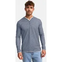 Indicode Langarmshirt Herren INColeson Shirt Langarm Herrenshirt Langarmshirt aus 100% Baumwolle