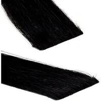 hair2heart Echthaar-Extension Invisible Tape Extensions - Premium #2/0 Schwarz 50cm