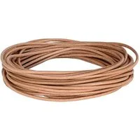 vidaXL Lederband Leder Schnur Braun Ø3 mm x 10 m Leder (1-tlg)