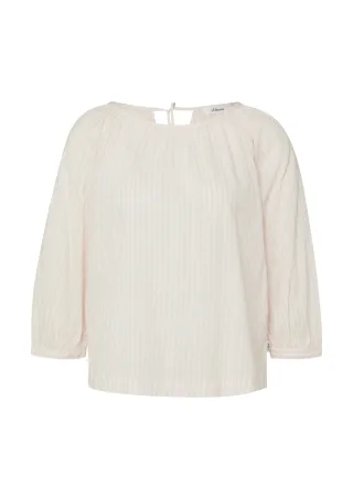 s.Oliver - Bluse pink/creme - Gr. - 36