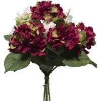 Kunstblumenstrauß ROSALIE *Gemischter Blumenstrauß aus Hortensie, Pfingstrose, Holunder, 2474U, Höhe 54 cm