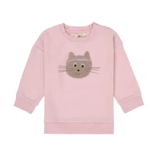 Lässig Pullover mit Katze, Rosa 74/80
