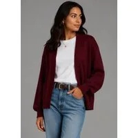 Laura Scott Strickjacke softer Übergangsstrick in lässiger, offener Form