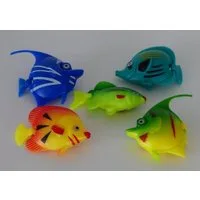 XENON LED Dekolicht Bunte Fische für Wassersäulen im 5-er SET