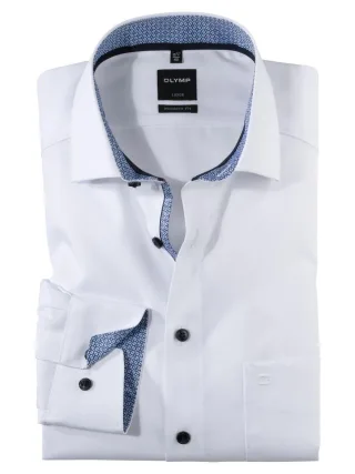 OLYMP - Modern Fit: Hemd weiß - Gr. - 40