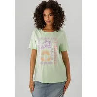 Aniston CASUAL T-Shirt mit farbharmonischen Frontprint aus Foliendruck