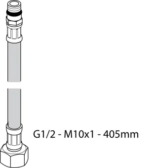 Ideal Standard flexibler Schlauch, G1/2 I, M10X1, A960505NU