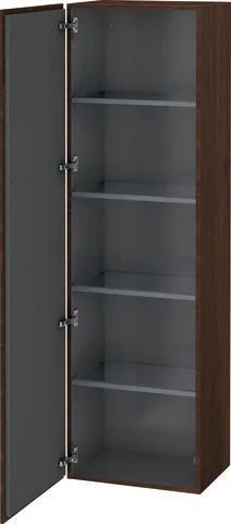 Duravit L-Cube Hochschrank Nussbaum gebürstet Matt 500x363x1760 mm - LC1181L6969 LC1181L6969
