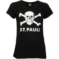 FC St. Pauli T-Shirt Totenkopf taillierter Schnitt