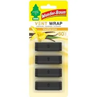 Wunder-Baum Duftstäbchen VENT WRAP Vanille Lüftungsgitter Duft Clips WUNDERBAUM 4er Set