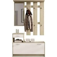 PREISBRECHER Garderoben-Set Selene, 100 x 190 x 25 cm (B/H/T)