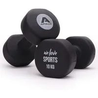 Apollo Hantel-Set Hantel 2er Set Kurzhantel Fitness Hanteln 2 kg bis 10 kg, (2er Set), Rutschfest und robust, für ein effektives Training!