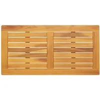 vidaXL Tischplatte Tischplatte Öl-Natur 90 x 45 x 2 cm Massivholz (1 St)