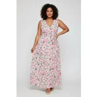Shape of You Midikleid Langes Kleid mit Blumenmuster
