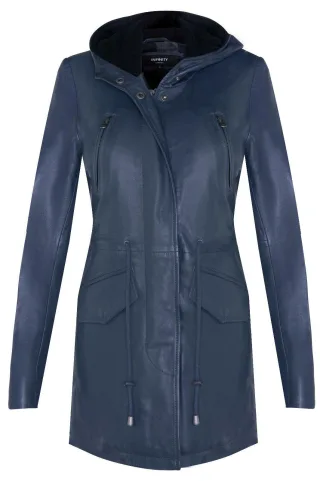 Mittellange Damen-Parkajacke mit Kapuze – Oakengates