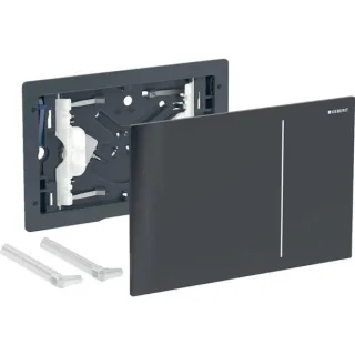 Geberit Betätigungsplatte Sigma70, für 2-Mengen-Spülung Glas schwarz, Ersatzteil, 242813SJ1 242813SJ1