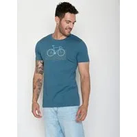 GreenBomb T-Shirt Guide Bike Bars Motiv Fahrrad (1-tlg., 1) klassischer Schnitt, tailliert, Rundhalsausschnitt, Bio-Baumwolle