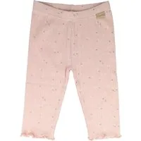 MAXIMO Leggings (1-tlg) Blassrosa, Blumen-Alloverprint, Jersey, Baby-Girl