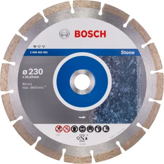 Bosch Diamanttrennscheibe Standard for Stone - 2608602601