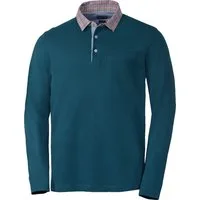 Franco Bettoni Langarm-Poloshirt Hohe Hautverträglichkeit durch 100% Baumwolle