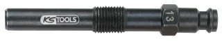 KS Tools Glühkerzen Adapter, M10x1,0 mit Außengewinde, Länge 74 mm - 150.3674